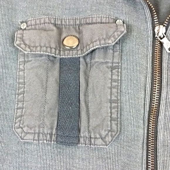 ROCK & REPUBLIC Jacket Size M Zipper Pockets - Picture 6 of 8